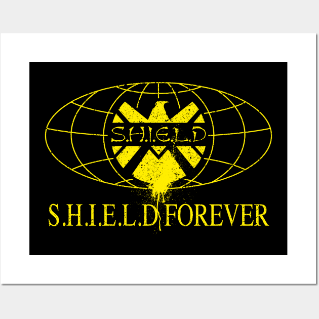 S.H.I.E.L.D Forever Wall Art by amykamen555